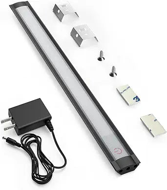 MYPLUS 12" Under Cabinet Lights Touch Activated Aluminum Light Bar