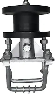 Sliding Gate Rollers, Nylon Cantilever Slide Gate, Rolling Cantilever, 4" Square Post 2" Chain Link Fence Gate Frame, Slide Gate Roller Hardware - Pack of 1