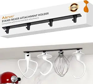 AIEVE Metal Stand Mixer Attachment Holder for Kitchenaid Mixer Accessories