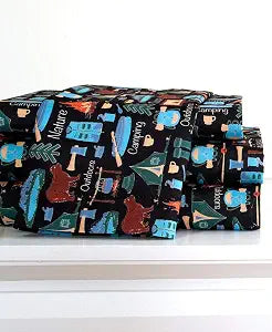The Lakeside Collection Queen 4-Piece Campsite Sheet Set