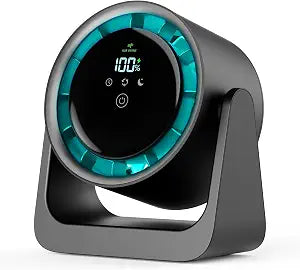 Tryetas Turbo Desk Fan 100 Speeds Rechargeable Cooling Fan 30dB Ultra Quiet