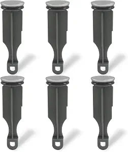 Murtenze 6 Pack Bathroom Sink Drain Pop-Up Stoppers Chrome