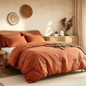 Quataly California King Comforter Set Prewashed Lightweight Quilted Bedding
