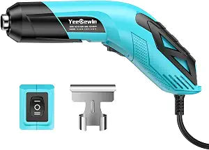 350W Mini Heat Gun 2-Temp 554F & 896F with 4.9ft cord for Crafts