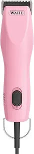 Wahl Pro Animal Thick-Curly Coat Clipper - Professional Pet Clipper for Curly Hair - Fur Care for Dogs & Cats - 2-Speed & Corded - Lightweight & Quiet - Durable - Ergonomic Design - Pink