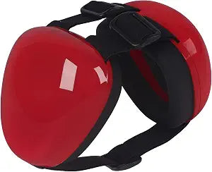derYEP Dog Earmuffs for Hearing Protection 29dB NRR Ear Muffs Noise Protection (Large, Red)