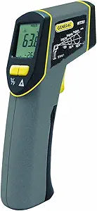 General Tools Non-Contact Digital Laser Temperature Gun, Thermal Detector, -4 to 608 degrees F (-20 to 320 degrees C) - For Cooking/BBQ/Food/Fridge/Pizza Oven/Engine