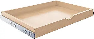Pull Out Drawers for Cabinet Wood Slide Out Cabinet Organizer and Storage Cabinet Kitchen Drawers Slide Out Shelves Pull Out Shelves in Kitchen Pantry Bathroom with Soft Close 33"W x 22"D x 3"H
