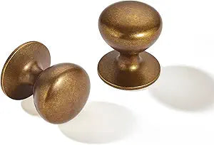 TUNNY 10 Pack Cabinet Knobs-Antique Brass Cabinet Pulls for Dresser Knobs Drawer Knobs and Pulls for Kitchen Bathroom Cupboard Drawer Pulls