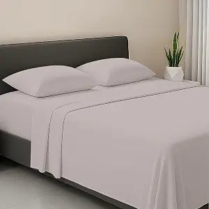 SGI bedding Full Size Light Gray Soft Brushed Luxury Microfiber 4 Piece Sheet Set- Easy Care, Super Soft & Breathable Cool 15" Deep Pocket Fade Wrinkle Stain Resistant