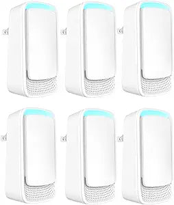 Plug In Air Purifier - Ionizer Air Purifier, Negative Ion Technology for Home Quiet Operation Negative Ion Air Purifier for Bedroom, Office,Pet Room,Bathroom White (6)