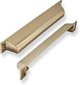 10 Pack 5 Inch Center to Center Champagne Bronze Cabinet Cup Pulls Drawer Pulls Kitchen Hardware Honey Bronze Channing Cup Pulls Drawer Handles Knobs 5 inch Hole Center