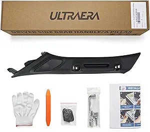 A Pillar Grab Handle Interior Trim Assist Handle Driver Side Car Compatible with 2024 2025 Toyota Tacoma Replacement car Accessory Black