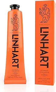 LINHART Toothpaste - Enamel Care, Gentle Formula for Sensitive & Normal Teeth, Supports Healthy Gums and Fresh Breath, Portable On-the-Go Oral Care 3.4 Ounce (Pack of 1) Mint Flavor