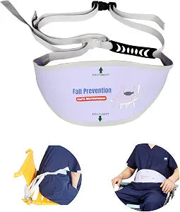 Shower Chair Safety Belt for Seniors, Non-Slip Bath Seat Strap for Stability Support (Purple, Standard Size)