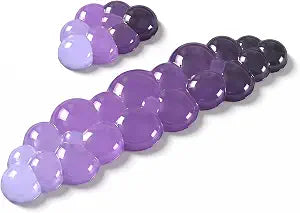 Cloud Gel Keyboard Wrist Rest Set, Purple Cute Non-Slip Mouse Pad