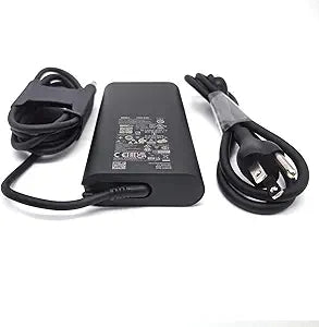 Dell 180W Barrel 7.4mm GAN Laptop Charger Round tip 19.5V 9.23A 010KFT 0TXR1N 0D6JHG, Black