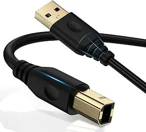 USB Printer Cable 6FT Printer Cord to Computer HP Printer Cable to Laptop
