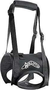 Airlift One Back end Support Harness, Lift, Mobility, Support for Dogs and Cats.Lifting Harness for Back Legs, Adjustable Handles Rehab Black, Medium Large25-29