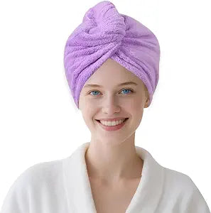 Microfiber Hair Drying Towel Wrap,Hair Turbans Towel for Wet Hair