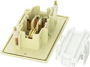 Valterra Diamond Group WDR15IV Ivory 15 Amp Decor Speed Box Receptacle, Off-White