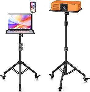 Facilife Projector Stand on Wheels, 29-44in Height Adjustable Tripod