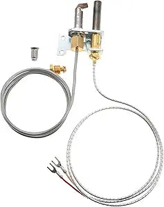 Millivolt Pilot Assembly Compatible with Grand Canyon, 36" Leads Millivolt Pilot Assembly Replacement for Variable Flame Vent Free Burner System