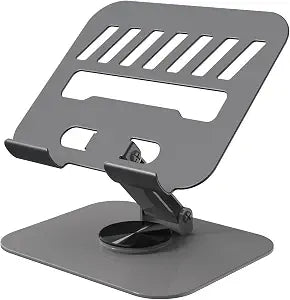 Metal Tablet Stand Holder Adjustable for iPad Kindle Tab, Grey