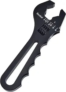 EVIL ENERGY Adjustable AN Fitting Wrench 3AN-16AN, 6061-T6 Aluminum, Black