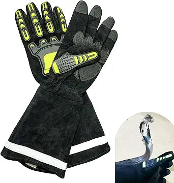 Snake Bite Proof Gloves Dexterous Animal Handling Tool Full Cover Kevlar material Reinforced Puncture Protection For Rattlesnake Cobra Pets Dogs Cats Reptiles