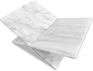Marble Pattern Acrylic Book Stand, Large Open Book Display Stand & Coffee Table Book Stand, Book Holder for Cookbook, Bible, Quran, Magazines, Textbooks, Decorative Bookstand for Display