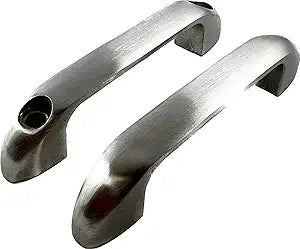 Harris Hardware 15499-B Cast Stainless Steel Dual Sided Pull Set, 2 Pulls and Fasteners for 1 in. Door