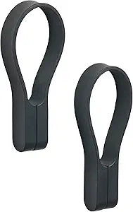Zone Denmark Loop Towel Clip - Magnetic Towel Hanger - Keeping Your Towels Secure and Your Bathroom Organized. The Perfect Style and Functionality for a Neat and Tidy Bathroom Dcor. (Pack of 2)