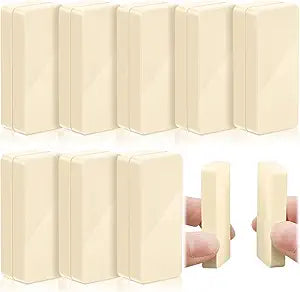 Copkim 16 Pcs Outdoor Curtain Weights Heavy Outdoor Waterproof Curtain Magnets Flag Weight Magnetic Weight for Home Decor Shower Outside Curtains Tablecloth Flag Tablecloth to Stop Wind (Beige)