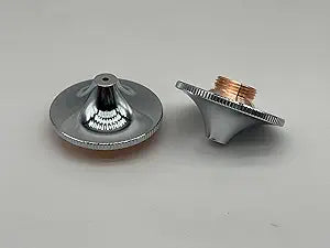 10Pcs D28 Laser Cutting Nozzle Dia.28mm High Speed Double Layer Nozzle for Precitec/WSX Fiber Laser Cutting Head, Caliber 1.2mm