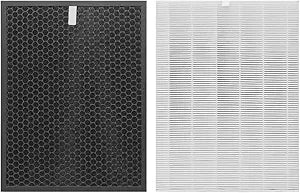 HR900 Replacement Filter T Set Compatible with Winix HR900 Ultimate Pet Air Purifier,H13 True HEPA + Activated Carbon Filter,Part Number 1712-0093-00 & 1712-0094-00/Filter U