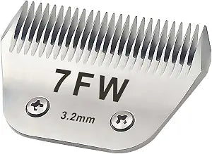 TRAH 7FW Detachable Pet Grooming Blades Dog Grooming Wide Blade Compatible with Andis Dog Clippers,Most A5, KM Series Clippers,Detachable Ceramic Blade,Size-7FW, 1/8-Inch Cut Length (3.2mm)