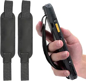 Hand Strap for Zebra Mobile Computer Scanner, Black, Twin Pack