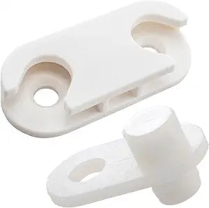 Spare Hardware Parts HEMNES Shoe Cabinet Parts Replacement for IKEA Part #110364 and #116713 (Pack of 4 Each)