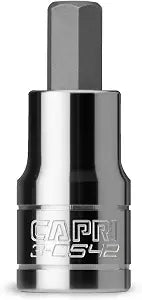 Capri Tools 10 mm Hex Bit Socket, 1/2-Inch Drive, Metric