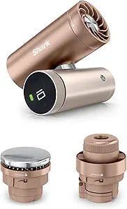 Shark ChillPill Γ The Only 3-in-1 Personal Cooling System with Fan, InstaChill Cooling Plate & Dry-Touch Mist Γ Portable, Handheld, Drops Skin Temp Up to 16┬░F, 10 Speeds, Iced Latte, FA022BR