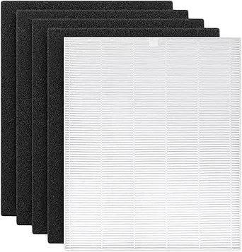 Nispira EL024 True HEPA Carbon Filter Replacement Compatible with Electrolux EL500 Series Air Purifier, 1 Pack