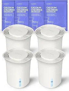 Refillable Moisture Absorber, 350g, 4 Pack, Reusable Dehumidifier Buckets