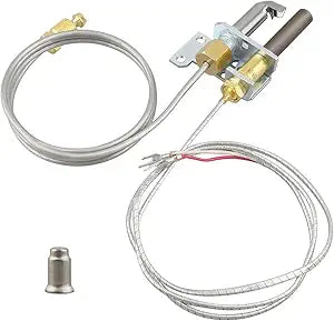 Natural LP Gas Pilot Burner Assembly, 36'' Leads, Fit for Grand Canyon Variable Flame Vent Free Burner System,750 Millivolt Pilot Assembly