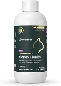 VetriScience Renal Essentials Pro Liquid - Kidney Functions & Maintenance Support Supplement for Cats - Health Supplement Aids Renal Blood Flow - Liquid Kidney Care Aid for Felines - 4 oz
