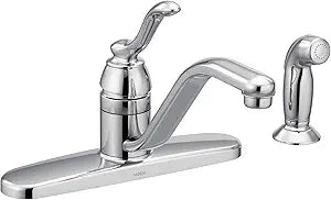 Moen 7051 Chrome One-Handle Kitchen Faucet