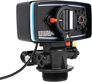 5600 12-Day Water Softener Timer, 110V 3W Automatic Time Clock Control Valve for Water Filter Softener Resin, Timer Replacement Softener Valve Automatic Operating Mode, Black
