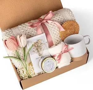 Gift Baskets for Women, Birthday Gifts for Women, Self Care Gift Baskets Care Package, Thank You, Get Well, Sympathy Inspirational Friendship Gifts for Mom, Grandma, Sister,Friends, Girls