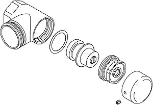 KOHLER 1116209-CP Genuine Part, Polished Chrome
