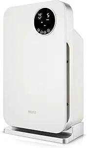 Air Purifier - HEPA Smart WiFi App - Ultra Quiet 20 dB - Removes Allergens, Smoke & Odors - 99.97% Particle Filtration - Up to 1237 ft┬▓ - Klarta Forste White